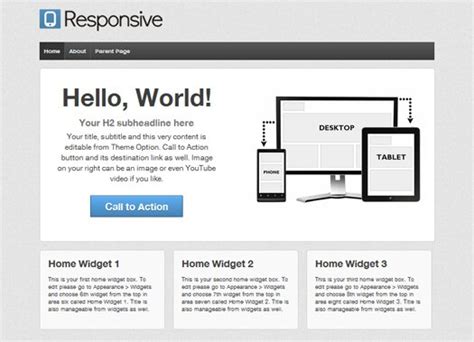 20+ Free Responsive WordPress Themes and WordPress Frameworks | Web ...