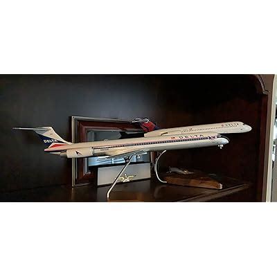 Buy Daron Skymarks Delta MD 80 Widget Livery Model Kit With Wood Stand