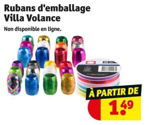 Promo Rubans D Emballage Villa Volance Chez Kruidvat ICatalogue Fr