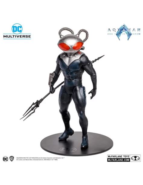 Comprar Dc Multiverse Aquaman Y El Reino Perdido Figura Megafig Black