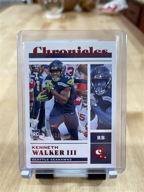 2022 Panini Chronicles Red 42 Kenneth Walker III 199 RC For Sale