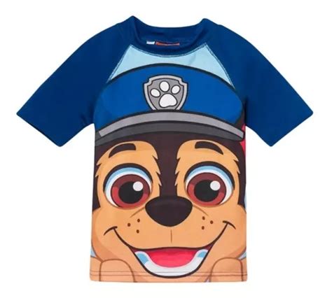 Remera Uv Ni O Chase Paw Patrol Proteccion Solar Pf