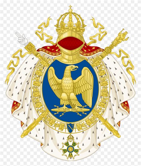 Escudo De Armas Del Primer Imperio Francés Escudo Redondo Imperio