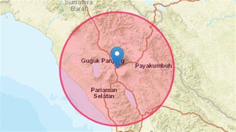 Gempa Terkini Guncang Sumbar Siang Ini Minggu 26 Mei 2024 Info Bmkg