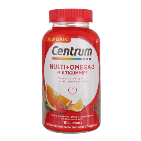 Pack Centrum Multigummies Omega Gummy Multivitamin For Adults