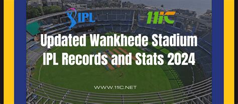 Updated Wankhede Stadium Ipl Records and Stats 2024