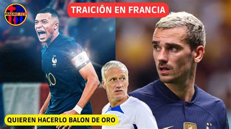 Francia Sacrifica A Griezmann Y Hace Capitan A Mbappe Quieren Hacerlo