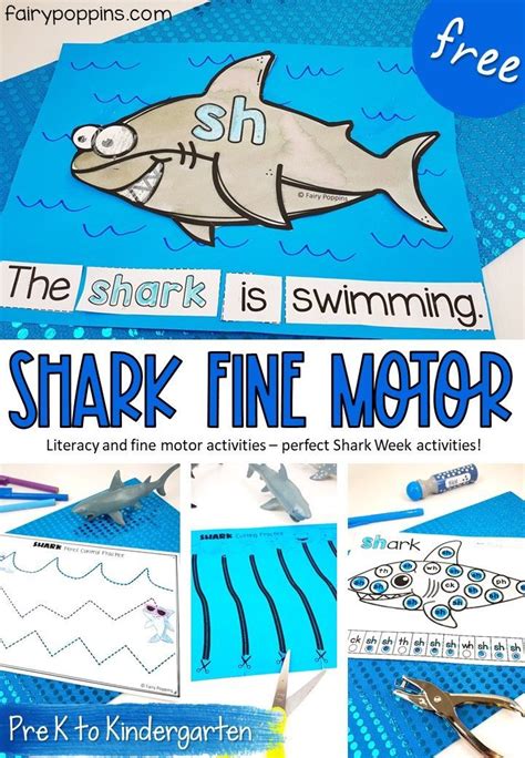 Shark Fine Motor Activities Artofit