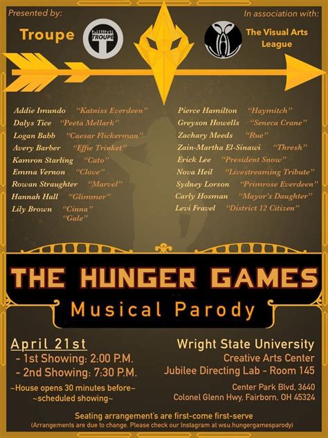 The Hunger Games Musical Parody 🏹🔥 Wright State Creative Arts Center