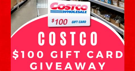 $100 Costco Gift Card Giveaway - Julie's Freebies