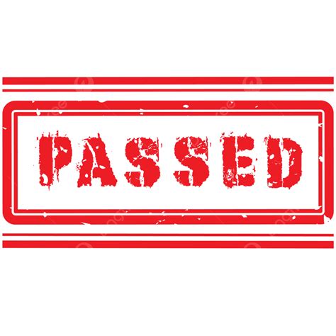 Passed Stamp Png