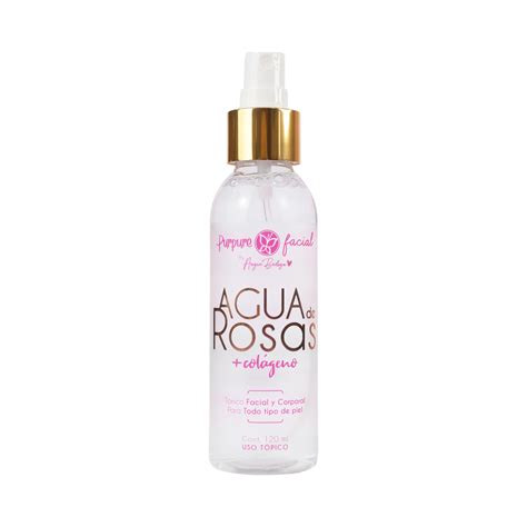 Mini Agua De Rosas Colageno Ml Purpure Magna Cosmetics