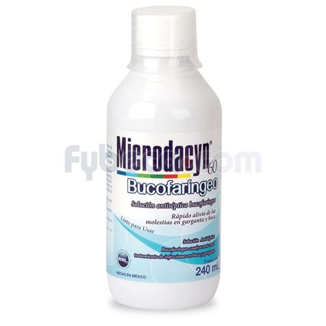 Microdacyn 60 Solucion Bucal Frasco 240 Ml Fybeca