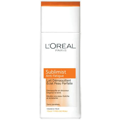 L Or Al Paris Sublimist Anti Fatigue Lait D Maquillant Eclat Peau