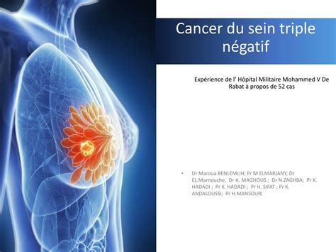 PPT Cancer du sein triple négatif PowerPoint Presentation free