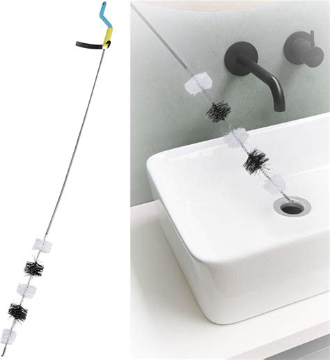 Jp Mirhua パイプクリーナー 風呂掃除 105cm 洗浄掃除排水溝ゴミや髪の毛 ロング 自由に曲がる パイプ