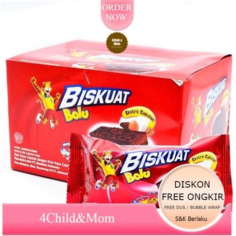 Jual Biskuat Bolu Biskuit Coklat Snack Cemilan Makanan Ringan 300 Gram