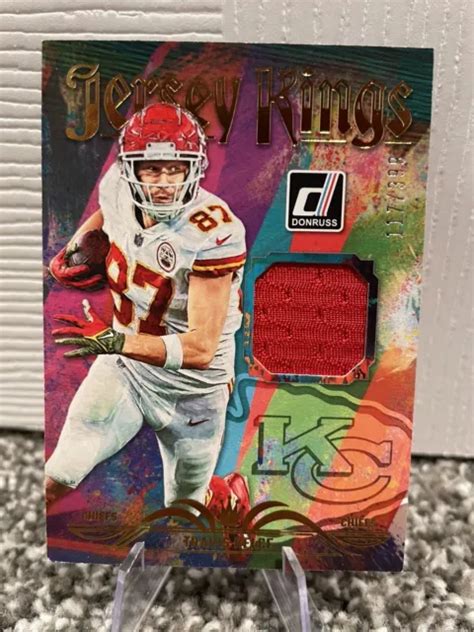 Maillot Donruss Travis Kelce Kings Patch Mem Chiefs Eur