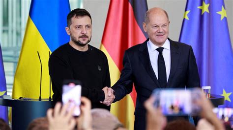 Wolodymyr Selenskyj In Deutschland Olaf Scholz Sagt Ukraine