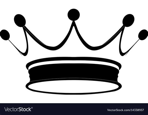 Royal crown Royalty Free Vector Image - VectorStock