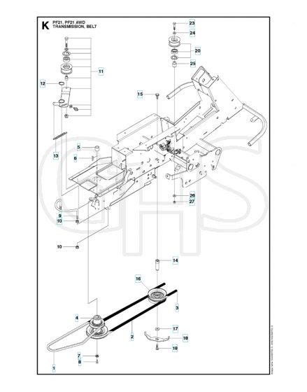 Husqvarna PROFLEX 21 AWD Transmission GHS