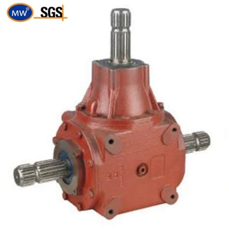 Cone Base Aequilate Spline Shaft Agricultural Gearbox For 90 Degree Farm Pto Tractor Slasher