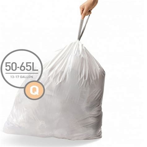 Bolsas Para Basura 50 65 Lt Simple Human Blanca Perfect Home