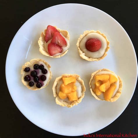 Mini Coconut Custard Tarts || Mini Custard Fruit Tarts (Vegan, Paleo ...