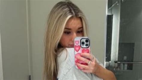 Olivia Dunne Rival Breckie Hill Poses For Bathroom Mirror Selfie After Delighting Fans In Risky