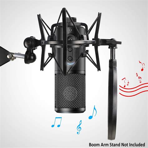 Atr X Shock Mount With Pop Filter Windscreen And Shockmount To