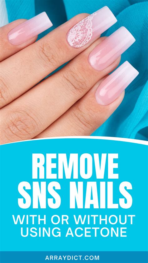 How To Remove Sns Nails With Nail Polish Remover Wensbu