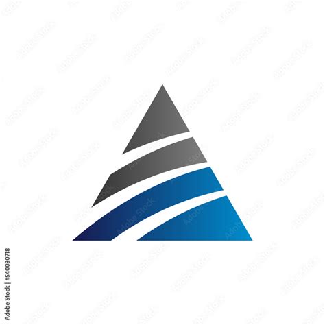 Triangle Logo can be used for company, symbol, icon, and others. Stock ...