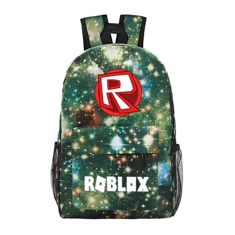 Nebula Style Canvas Roblox Backpack For Teenagers Kids Boys Children