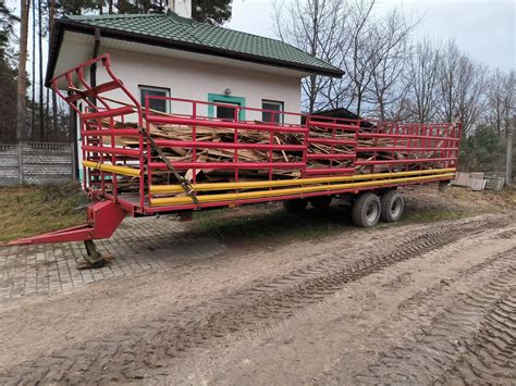 Przyczepa Laweta Platforma Do Bel Balot W Balot S Oma Siano Radomsko