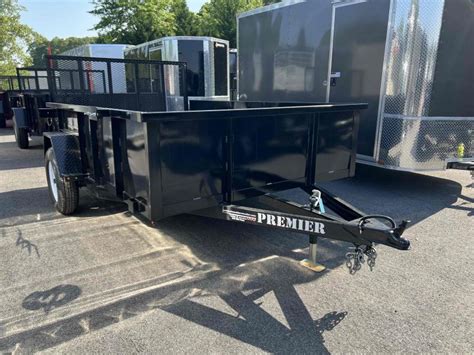 2023 Premier Trailers Inc 64 X 10 Utility Trailer W 24 Solid