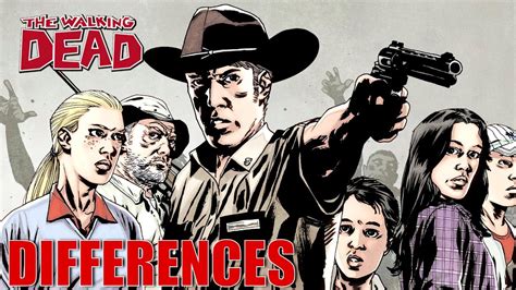 10 Major Differences Between The Walking Dead Comic And Show Youtube