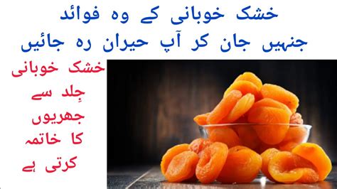 Khushk Khubani K Fwaidbenefits Of Apricoteraaj Health And Beauty Tv