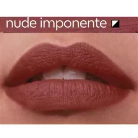 Batom Preciso Matte H Nude Imponente Avon Pawer Stay G Shopee
