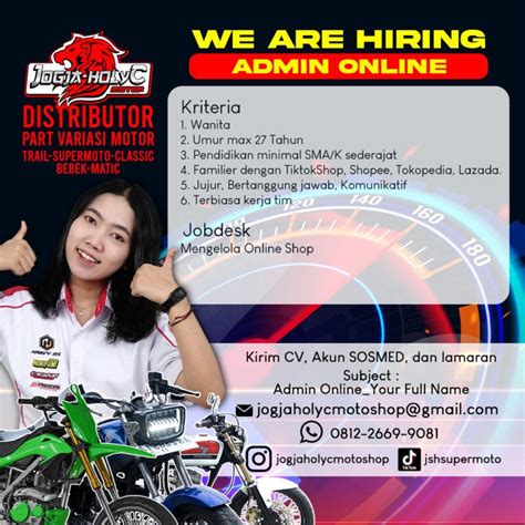 Lowongan Kerja Admin Online Creative Content Host Co Host Live Di