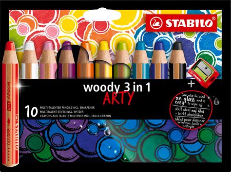 Amazon Stabilo Multi Talented Pencil Woody In Deskset Of