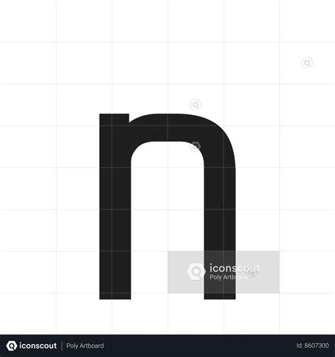 Obtén Letra N Minúscula De Abajo Hacia Arriba Animated Icon De Por Descarga Gratuita En Signos Y