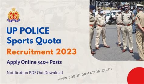 Up Police Sports Quota Recruitment 2024 Apply Online For 546 Post