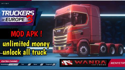 Truckers Of Europe 3 Mod Apk Unlimited Money Unlock All Truck Youtube