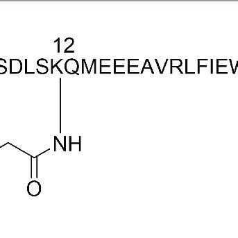 | A chemical structure of [ 18 F]FB(ePEG12)12-exendin-4. | Download ...