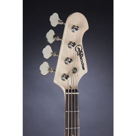 Rockson R Pb Bk String E Bass Guitar Black High Gloss