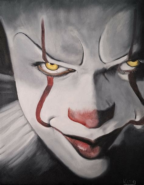 pennywise face painting 5