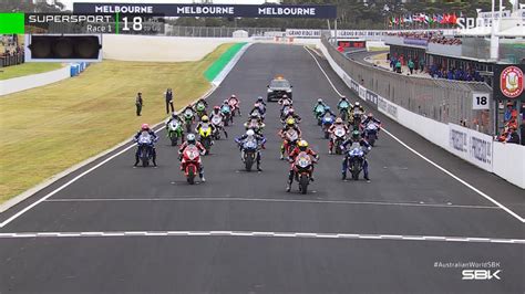 WSBK Australian Round SSP Race H L YouTube