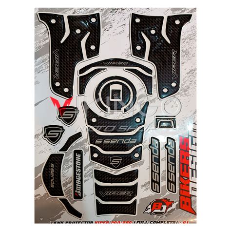 VikingoBiker PROTECTOR DE TANQUE FULL SSENDA VIPER 200 250 CARBONO BD