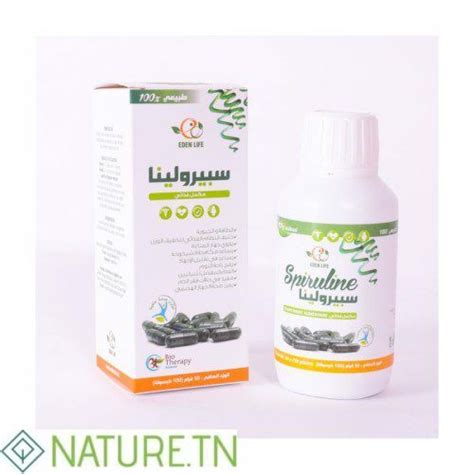 EDEN LIFE SPIRULINE 100 GELULES Nature Tn