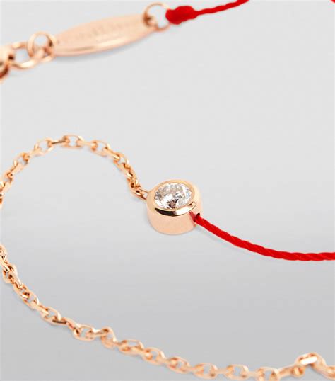 Redline Rose Gold And Diamond Pure Half Chain Bracelet Harrods Uk